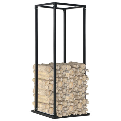 45cm W Vinyl Coated Steel Log Rack