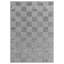 Bezore Modern Indoor Living Room Area Rug Embossed Cut-Shrink Pile with Metallic Sheen Jute Backing Living Room - Bedroom Hallway Carpet Grid Grey-45857705