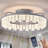 Modern Led Ceiling Fan Light With Remote & App Control, Dimmable  Flush Mount Fixture-940317586-958952936