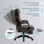 Fauteuil de direction en cuir reconstitué à dossier haut 400 lb Kinsky-1297571312