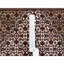 Tapis en laine et soie noué à la main 4 pi x 6 pi Tebraz Mahi BF6FC19D1AE845BF87990314411243AA