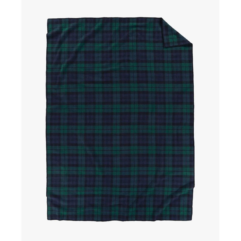 Pendleton Eco Wise Black Watch Blanket, Twin Extra Long