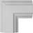 Inner Corner for 8" Deluxe Coffered Ceiling System (Kit)