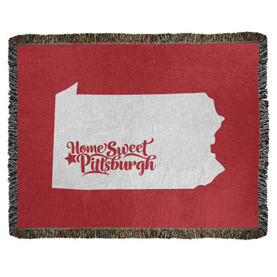 Jeté en coton tissé pittsburgh pennsylvanie