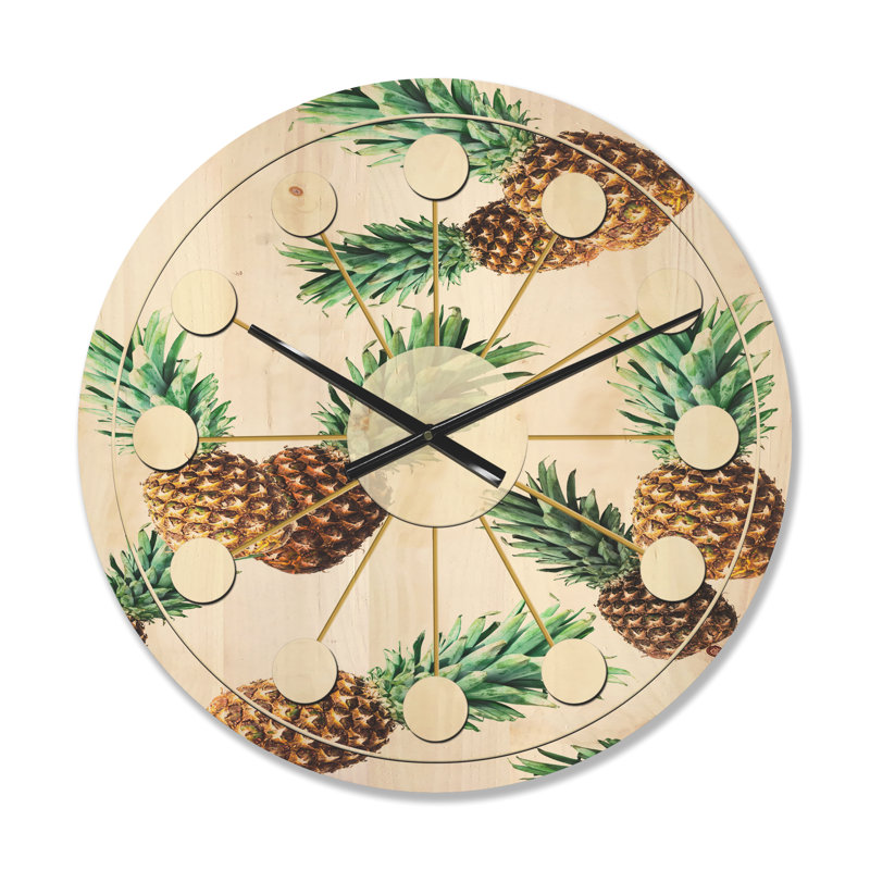 Horloge murale Pineapple, Moyen