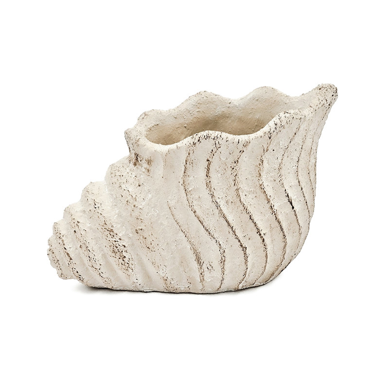 Pot à fleurs beige de 9 po de largeur et de largeur 5,7 po de hauteur et de hauteur de 5,7 po de sable et de ciment, convient aux plantes grasses de croissance