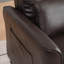 Causeuse inclinable manuelle avec console centrale et porte-gobelets pour le salon-105533097