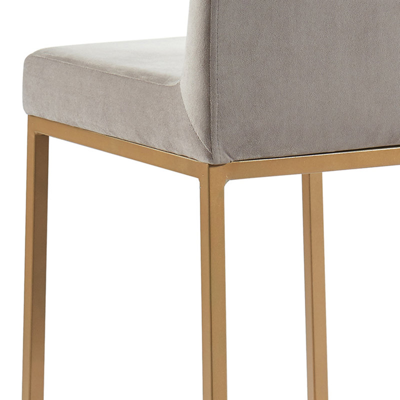 Tabouret de comptoir 26 po Elysia, Gris
