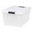 45 Qt./11.25 Gal. Plastic Storage Container Bin with Secure Lid and Latching Buckles-1969071078