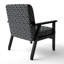 Fauteuil d'appoint rembourré scandinave «Ingunna»
