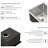 15 Inch 16 Gauge Stainless Steel Undermount Kitchen Sink, 9 Deep Single Bowl, X - Shaped Drain, Coating To Avoid Dampness, 3Mm Pad 15" Sink In Steel, Water Flow, And Pad, With Drain Assembly