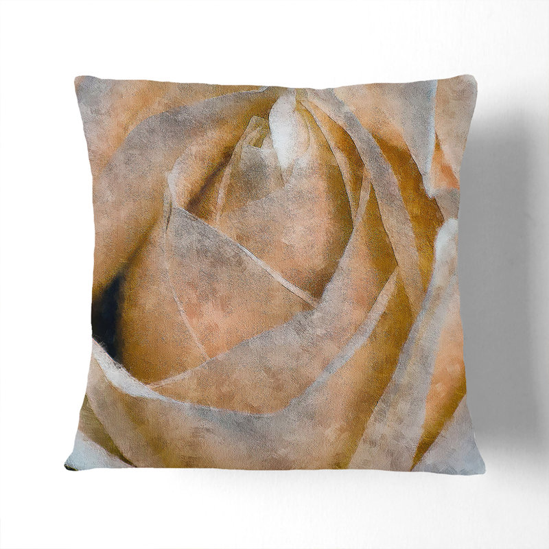 Square Throw Cushion, 40cm H x 40cm W x 15cm D, White