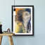 Indian Elephant in Abstract - Framed Print-55768981-55768985
