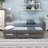 Daybed With Trundle And Drawers, Twin Size-426273655