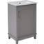 Meuble-lavabo compact - lavabo en céramique, matériaux, design élégant et moderne-130597566