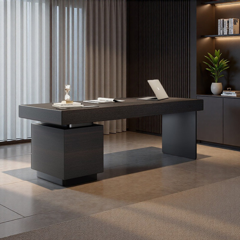 Bureau d'ordinateur Calvin, H 29,5 po x l 78,7 po x P 27,6 po