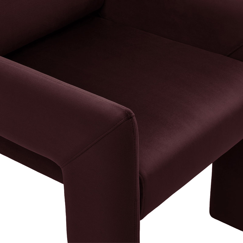 Fauteuil de salle à manger Daven, Mûre blanche, Mûre blanche
