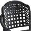 5 chaises de patio en aluminium avec coussins - noir, To Elements, Comfy Seating