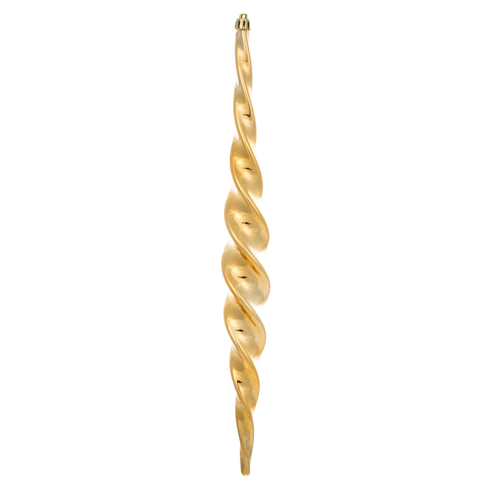 15" Shatterproof Finial Ornament, Copper Gold