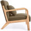 Chaise avec accoudoirs de lecture rembourrée Comfy-583249374
