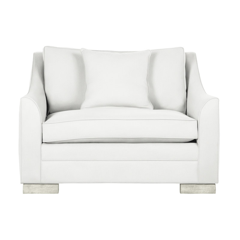 Chaise et demi 50,5 po Nicholas, Peau de mouton Kempsey, Wrenn