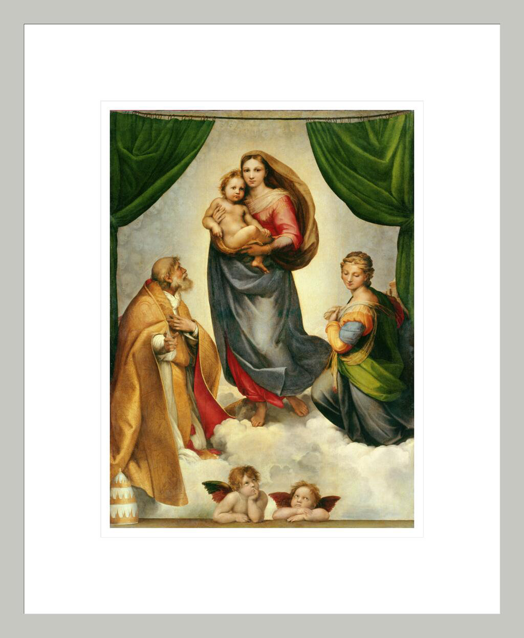 Astoria Grand The Sistine Madonna by Raphael -Framed Giclee Print ...