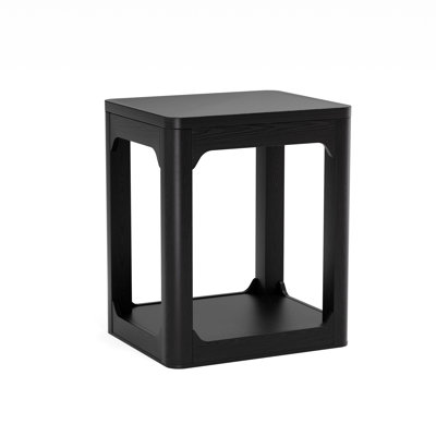 Ensemble de 3 tables basses de salon, tables basses de style moderne et tables d'appoint, avec beaucoup d'espace de rangement et des bords arrondis et lisses. Idéal pour les salons, les chambres à coucher, les bureaux et plus encore. Noir