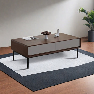 Modern simple rectangular storage coffee table