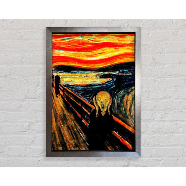 Bright Star Edvard Munch The Scream - Single Picture Frame Print ...