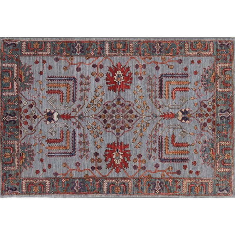 Traditional One-of-a-Kind Rectangle 3'6" X 5'1" Hand Knotted Area Rug