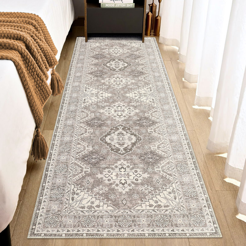 Tapis Daejanay avec envers antidérapant, Tapis de couloir 2 pi x 6 pi