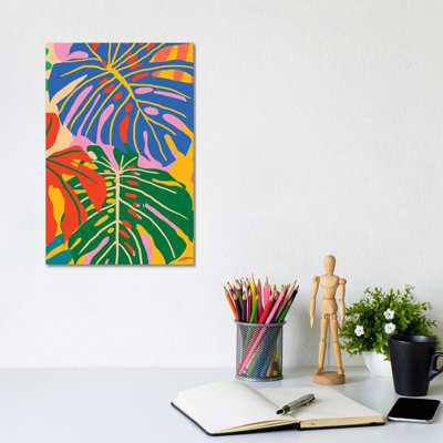 She Always Wears Neutrals But Has The Most Colorful Mind by 83 Oranges - Wrapped Canvas Painting