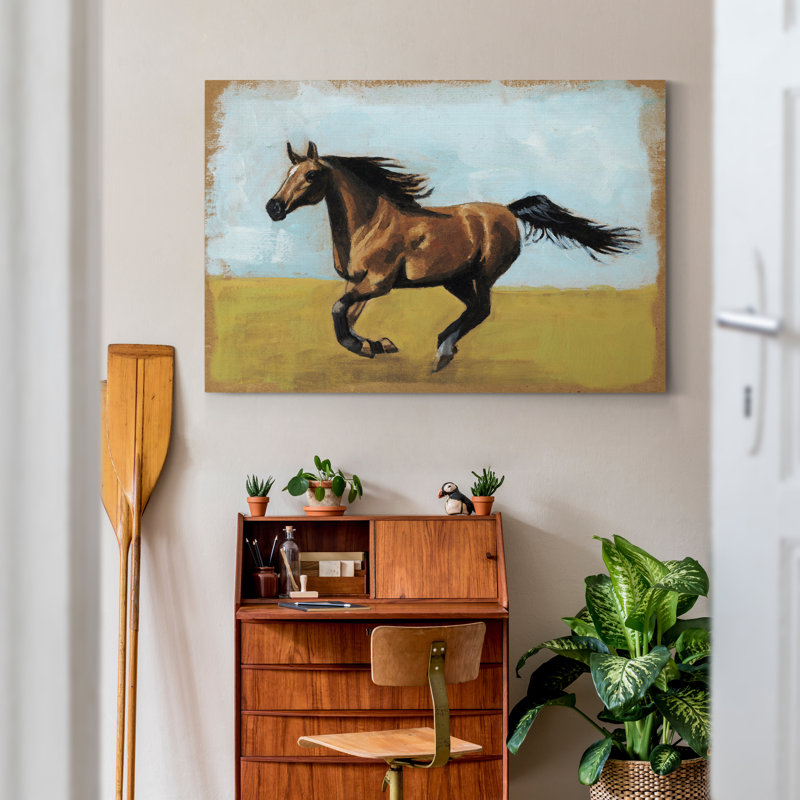 Equestrian Studies II, reproduction d’art sur toile, H 27 po x l 18 po x P 1 po