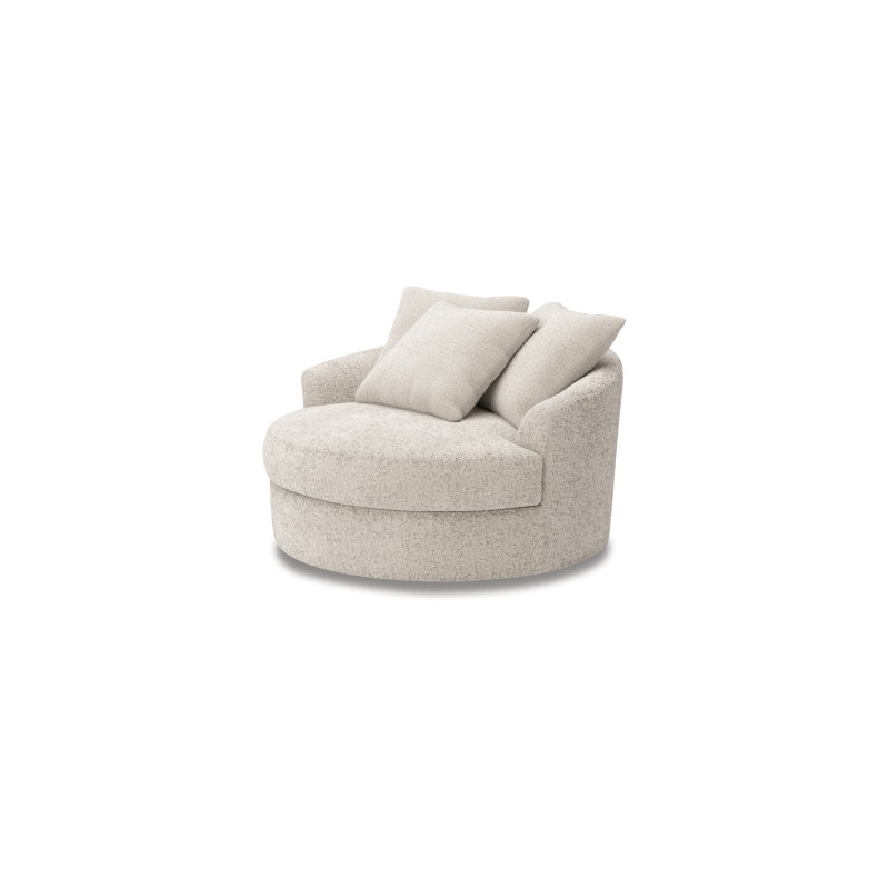 Fauteuil d'appoint pivotant surdimensionné Cuddle