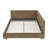 Queen Size Upholstered Tufted Bed Frame, Sofa Bed Frame With Comfortable Backrest And Armrests, Queen Size Bed For Bedroom, Living Room,Velvet, Brown-1417747830-1417747825