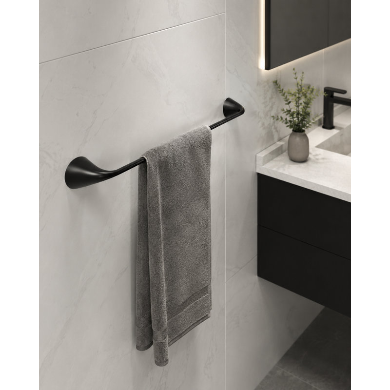 Ensemble d'accessoires de salle de bain Nicolai, Noir mat
