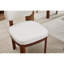 Chaises de salle à manger en bois, chaises de cuisine rembourrées en tissu