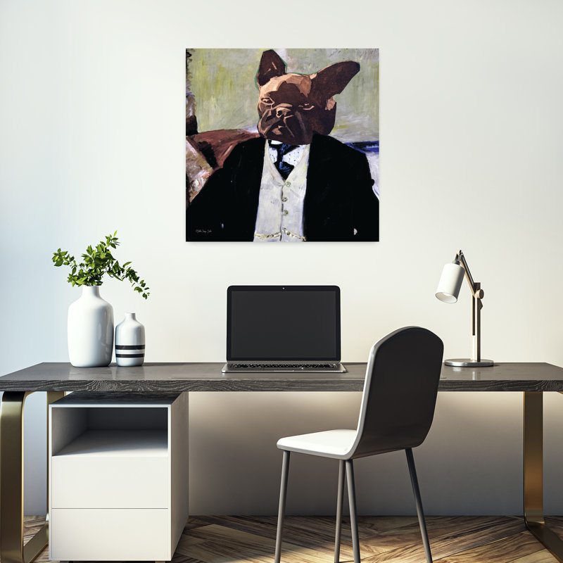 Art contemporain Regal Reggie, H 18 po x l 18 po
