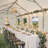 Sunjoy 30' x 12' White Outdoor Canopy Party Tent with Removable PE Windows