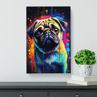 Pug - Wrapped Canvas