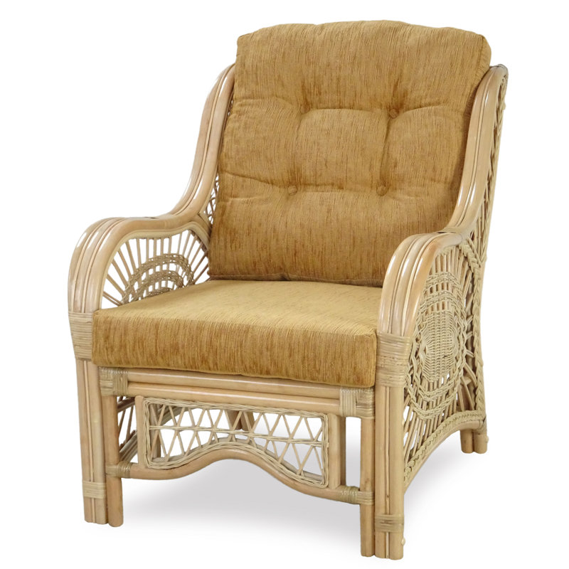 Ajuni Upholstered Armchair, Yellow