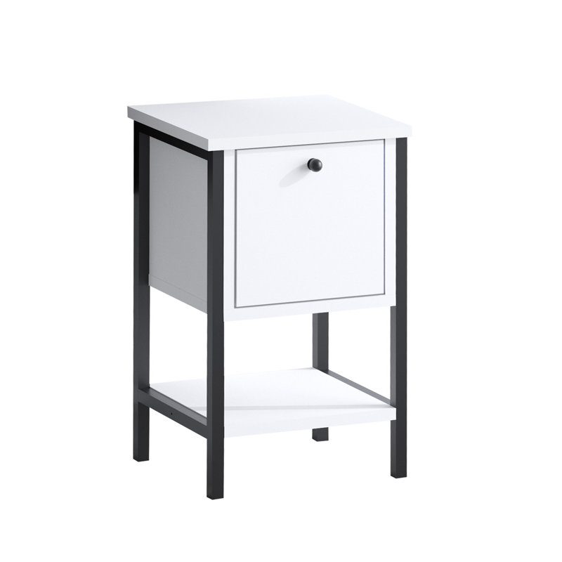 Siyan End Table, White