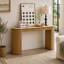 Console moderne 59,05 po avec tiroir pour le vestibule et rayures verticales uniques
