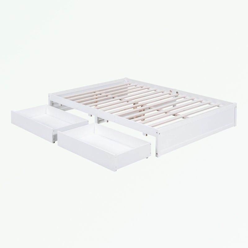 Lit de jour Ashtian, Double, Blanc