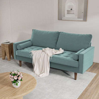 Collington 70" Square Arm Tufted Seat Sofa
