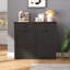 Armoire poubelle Farmhouse Double Tilt Out pour bidons de 20 gallons