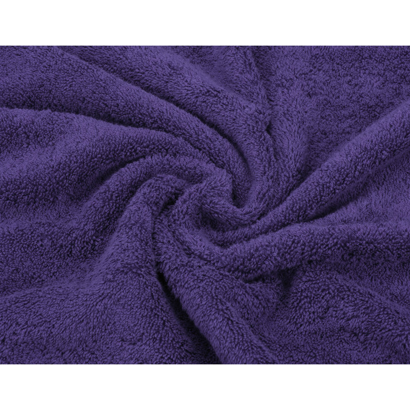 Darcelle 100% Cotton 4-Piece Turkish Washcloth Set, Violet Purple