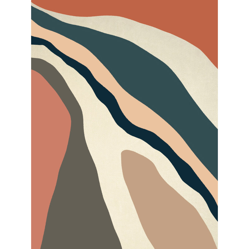 Swell Print by Alicia Bock, Black Framed Paper, 21.2" H x 17.2" W