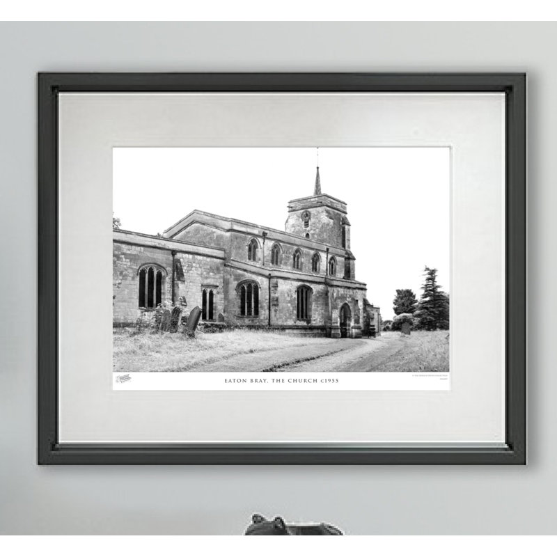 Eaton Bray, The Church C1955 - Single Picture Frame Print, 45cm H X 60cm W x 2cm D