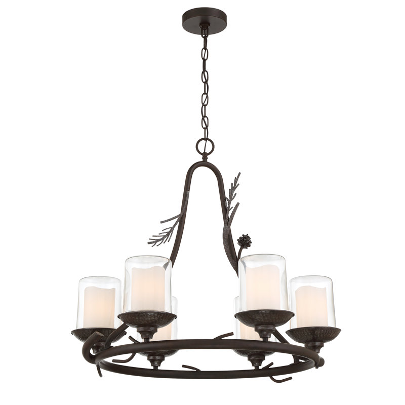 Lustre empire 6 lumières Ezeqiel